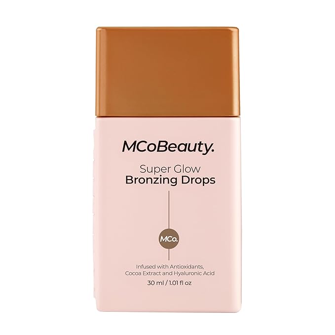 MCoBeauty Super Glow Bronzing Drops, Sun-Kissed Glow for Hydrated Radiance, Vegan, Cruelty Free Cosmetics