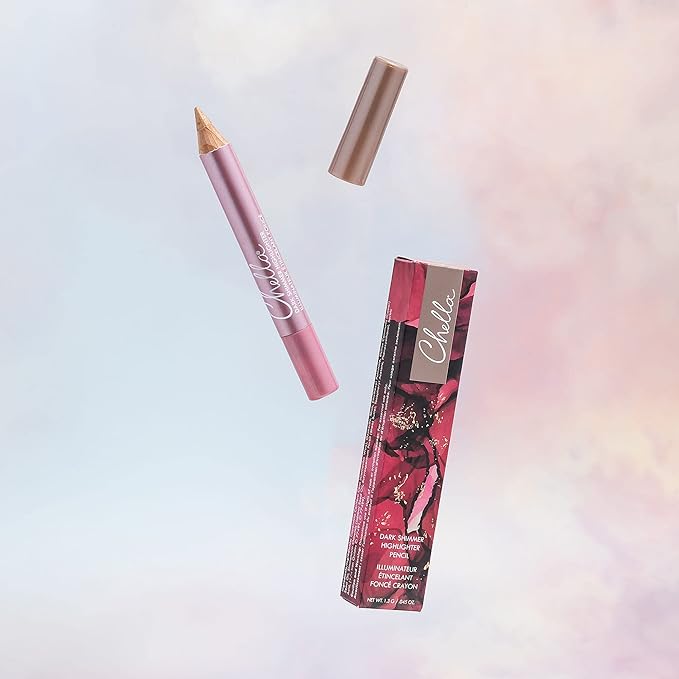 Chella Highlighter Makeup Pencil - Vegan, Cruelty Free, Paraben Free, Gluten Free - Use as a Highlighter, Concealer and Under Eye Liner (Light Shimmer)