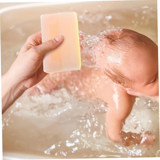 Didiseaon 2pcs Children's Tactile Brush Cradle Cap Nail Scrubber Baby Brush Scrub Brush Kids Hair Brush Silicone
