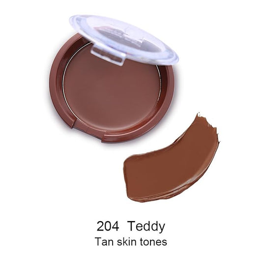 MAEPEOR Matte Cream Bronzer 6 Colors Face Sculpting Contour Bronzers Palette Long Lasting SweatProof Face Bronzer (04 Teddy)