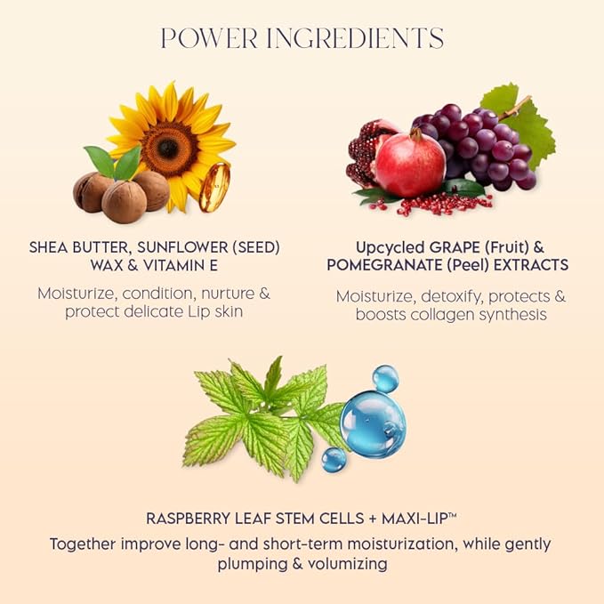 ierΓ³ Beauty 3-in-1 Moisturizing Vegan Tinted Lip Balm: Hydrating, Soothing Lip Serum + Plumping Balm + pH Reactive Tint | Shea Butter & Vitamin E | Antioxidant-rich Long Lasting Lip Care Paraben Free