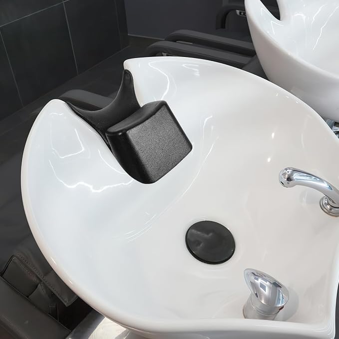 DOITOOL Shampoo Bowl Head Rest Salon Sink Neck Cushion Soft Silicon Shampoo Bowl Neck Rest Pillows Hair Washing Sink Support for Salon Accessories Hair Spa Washing Basin