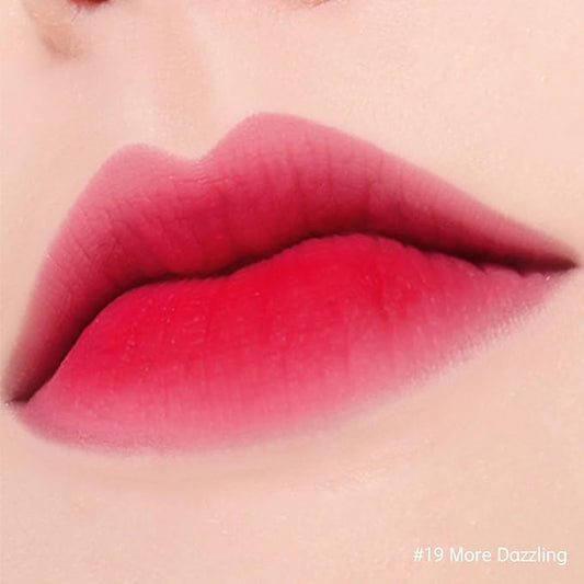 BBIA Last Velvet Lip Tint - Soft & Creamy Matte Finish Lip Stain, Blur Effect with Velvety Texture, Long-Lasting, High Pigment, Lightweight, Non-Drying, Korean Lip Makeup (19 MORE DAZZLING)