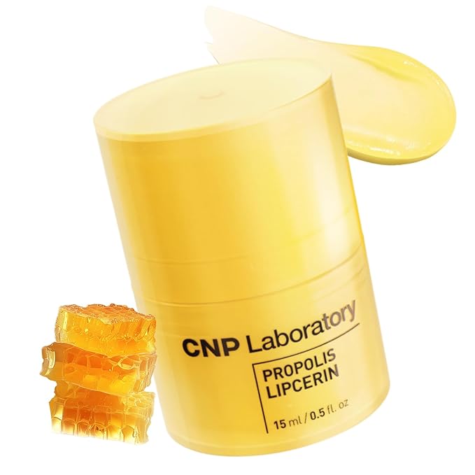 CNP Honey Lip Butter - Propolis Lipcerinβ’ 01 Original, Hydrating Overnight Manuka Lip Balm & Mask, 12hrs Long-lasting Moisture, Gifts for Women, Korean Skin Care, 0.5 fl.oz.