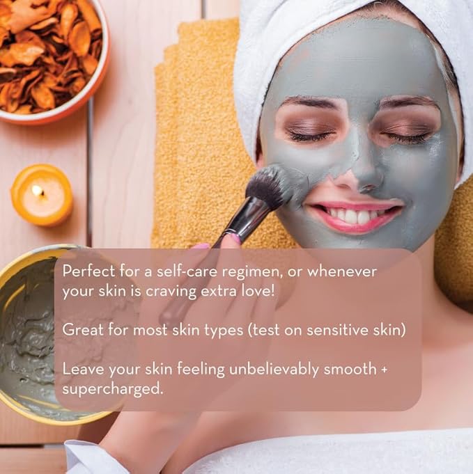 Pure Body Naturals Dead Sea Mud Mask - Face Mask and Body Mud for Acne, Blackheads, and Oily Skin - Facial Self Care for Men and Women - Minimize Pores with Deadsea Mud, Clay, Charcoal - 8.8 Ounce