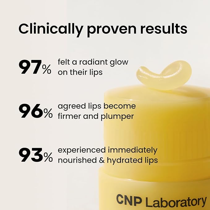 CNP Honey Lip Butter - Propolis Lipcerinβ’ 01 Original, Hydrating Overnight Manuka Lip Balm & Mask, 12hrs Long-lasting Moisture, Gifts for Women, Korean Skin Care, 0.5 fl.oz.