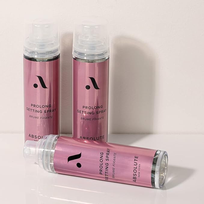 Absolute New York Prolong Setting Spray, Hydrate, Set and Prolong, Skin Boosting Hydration, Calm Skin and Reduce Redness (1.01 fl oz, Prolong Setting Spray)