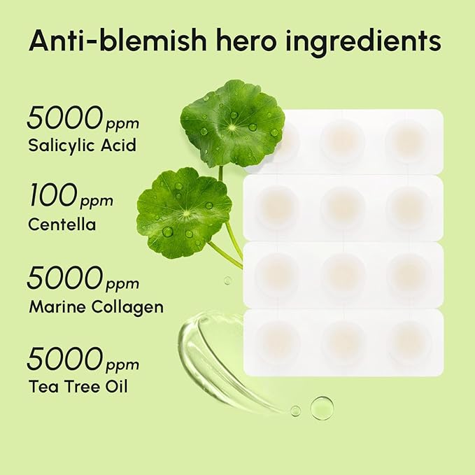 MAREE Pimple Patches for Face - Clear Acne Patches for Face - Invisible Hydrocolloid Patch Parches Para Acne Stickers Zit Dots - Cystic Zit Healing Blemish Pinple Dark Spot Covers