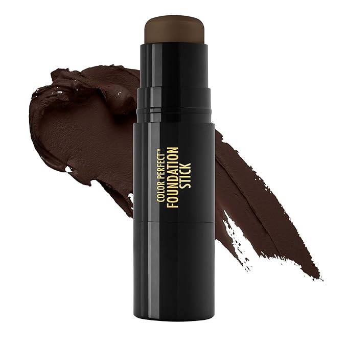 Black Radiance Color Perfect Foundation Stick with Soft Brush Applicator Duo β Buildable, Blendable Versatile Pigment-Rich Formula - Chocolate Dipped