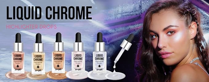 Barry M Liquid Chrome Highlighter Drops, At First Light