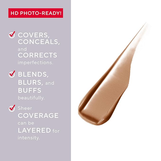 Mirabella Perfecting Longwear Cream Concealer Stick, Weightless & Versatile Hydrating Concealer Makeup Highlights, Contours, Soothes, Nourishes & Moisturizes Skin, Age-Defying Benefits, Medium/Dark IV