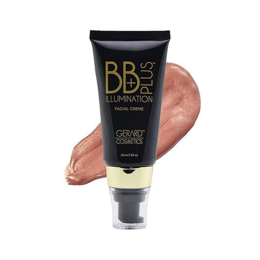Gerard Cosmetics BB Plus Illumination Cream, Skin Perfecting Liquid Highlighter BB Cream for a Natural Radiant Glow, Multi Use Illuminizer Makeup, Brigitte