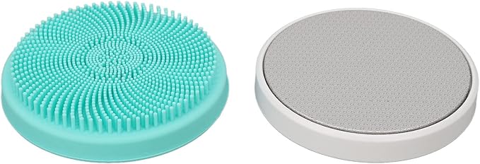 ZJchao IP67 Multifunctional Electric Shower Brush Electric Shower, Electric Body Brush for Exfoliating and Massage Brush Electric Dual Use Detachable Handle 3 Gear 5 Brush Head