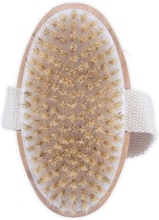 2 Pcs Dry Brushing Body Brushes Body Exfoliating Scrub Brush Shower Massage Brush Leg Circulation Brush Body Wash Scrubber Brush