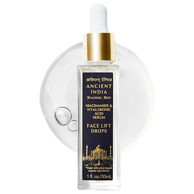Rachel Roy Niacinamide & Hyaluronic Acid Face Serum with Retinol & Aloe Vera — Brightening, Hydrating Anti-Aging Serum for Dark Spots & Uneven Skin Tone — 1 fl oz