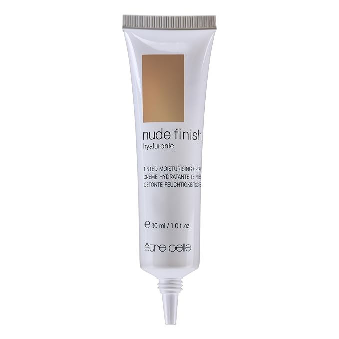 Nude Finish Hyaluronic Tinted Moisturising Cream by Γtre Belle Tinted Moisturizer/Intelligent Skin Tone Adjustment/Hyaluronic Moisturizing Care/Radiant Complexion