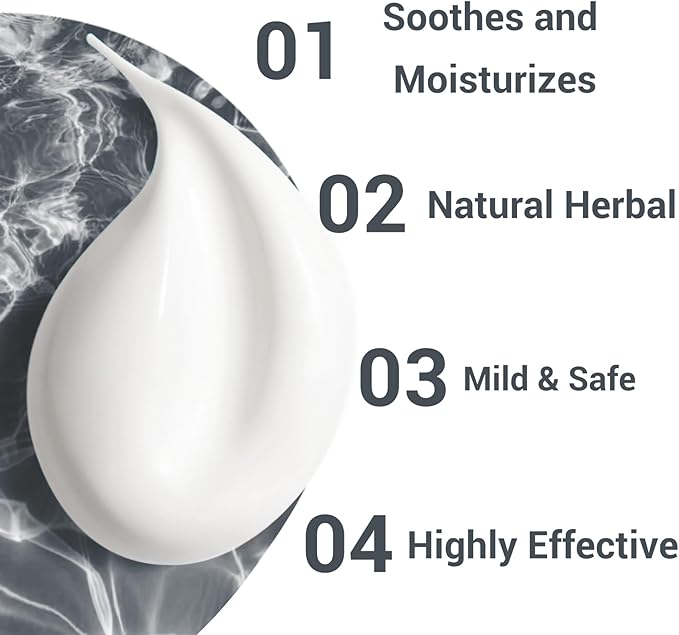Balanitis Treatment Cream, Balanitis Relief, Organic Natural Ingredients, Soothing Skin, Itch Relief, Dryness, Redness, Irritation and Chafing - 3.53oz