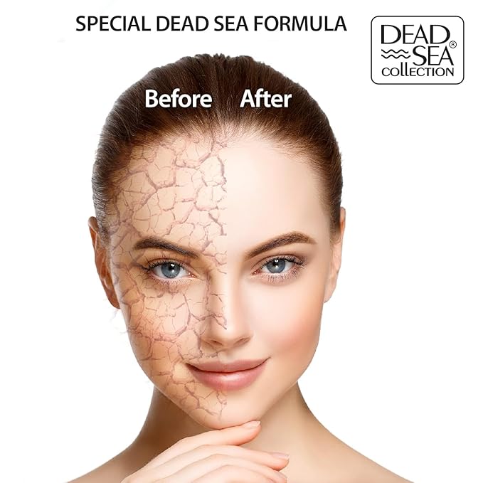 Dead Sea Collection Serum for Face with 5% Hyaluronic Acid, Dead Sea Minerals, and Vitamin E – Anti Aging Nourishing Skin Care Moisturizer to Reduce Wrinkles (1.01 fl. oz)
