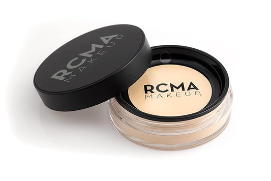 RCMA Makeup Premiere Loose Powder Amber β Talc-Free β Blurring, Oil-Control, No Flashback, Vegan & Cruelty-Free β 0.5oz