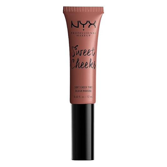 NYX PROFESSIONAL MAKEUP Sweet Cheeks Soft Cheek Tint, Cream Blush - Nude'Tude