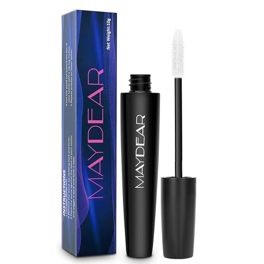Maydear White Mascara β Volumizing, Curling & Lengthening Mascara for Intense Definition & Long-Lasting Smudge-Proof Wear β Perfect for Party & Stage Makeup
