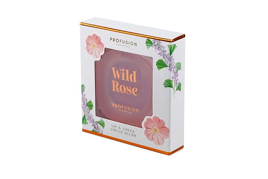 Profusion Cosmetics Petal Perfect Lip and Cheek Cream Blush, Multi Use Cream for Intense Colourpop and Soft Tinted Lips and Cheeks. (Pretty Poppy (Peach), 1)