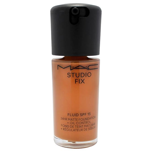 Studio Fix Fluid SPF 15 24Hr Matte Foundation Plus Oil Control - NW45 by MAC for Women - 1 oz Foundation