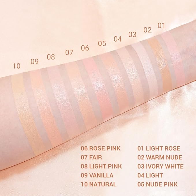 Kaely 2Pcs under Eye Brightener, Conceal Brighten Dark Circles, Color Correcting Pot Concealer for Dark Circles, corrector de ojeras, Waterproof, Vegan Makeup & Cruelty-Free, 08 Light Pink Shimmer
