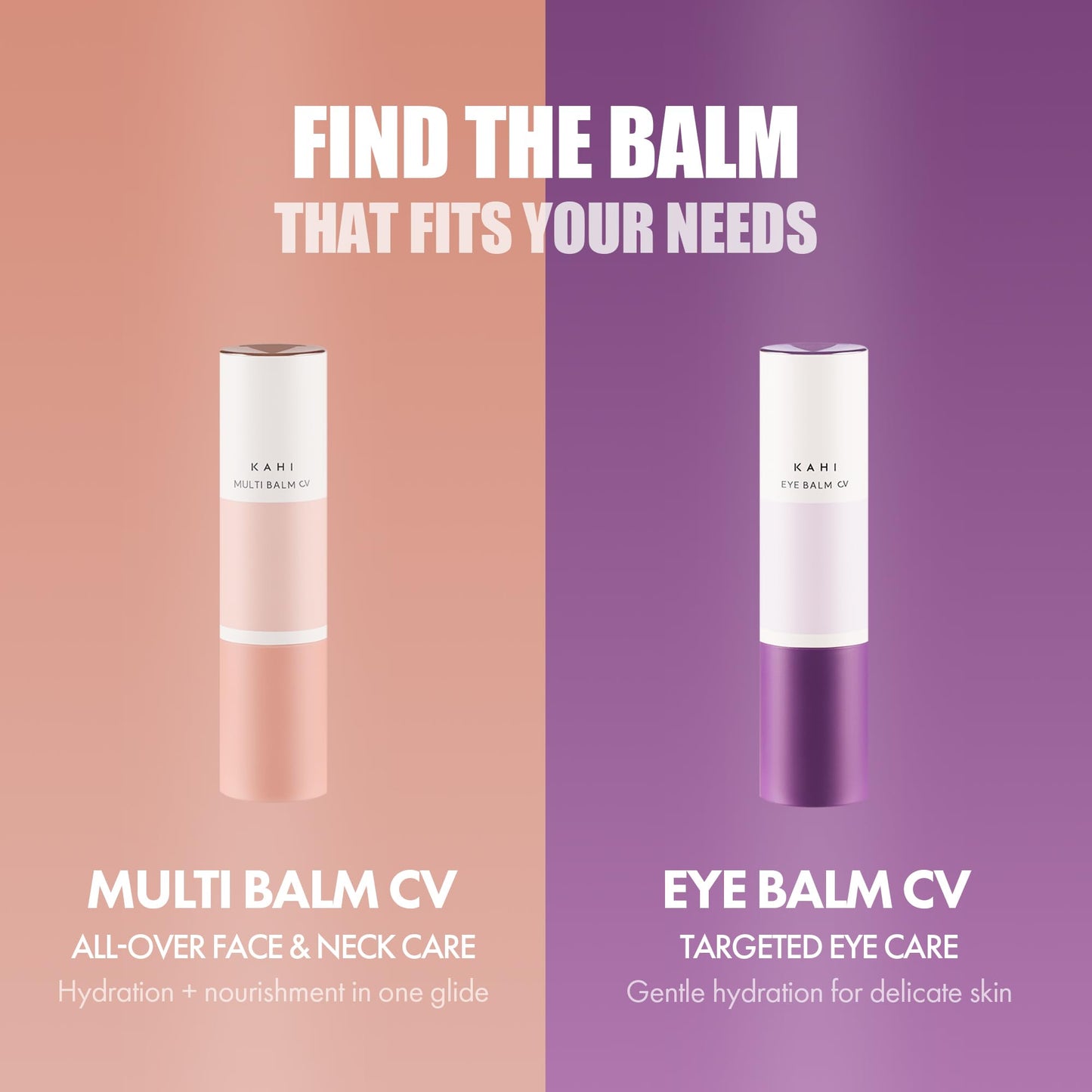 KAHI Multi Balm CV - All-in-One Age-Defying Balm Stick with Beluga Caviar Oil - 48HR-Hydrating Moisturizer for Under Eye, Cheeks, Neck, Lips - Luxury Korean Skincare (9g, 0.31 oz)