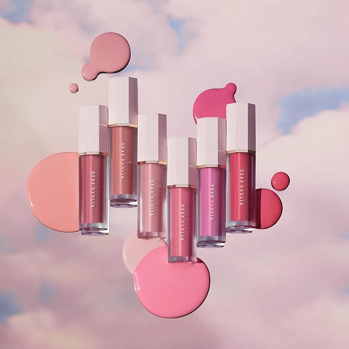 DEAR DAHLIA Petal Drop Liquid Blush – Multi-Use, High-Pigment, Lightweight & Long-Lasting, Dewy Finish, Vegan & Cruelty-Free, for Sensitive Skin, 4g – TAFFY