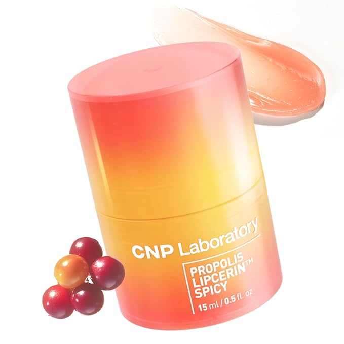CNP Honey Lip Butter - Propolis Lipcerinβ’ 04 Mint, Hydrating Overnight Manuka Lip Balm & Mask, Plumping, 12hrs Long-lasting Moisture, Gifts for Women, Korean Skin Care, 0.5 fl.oz.