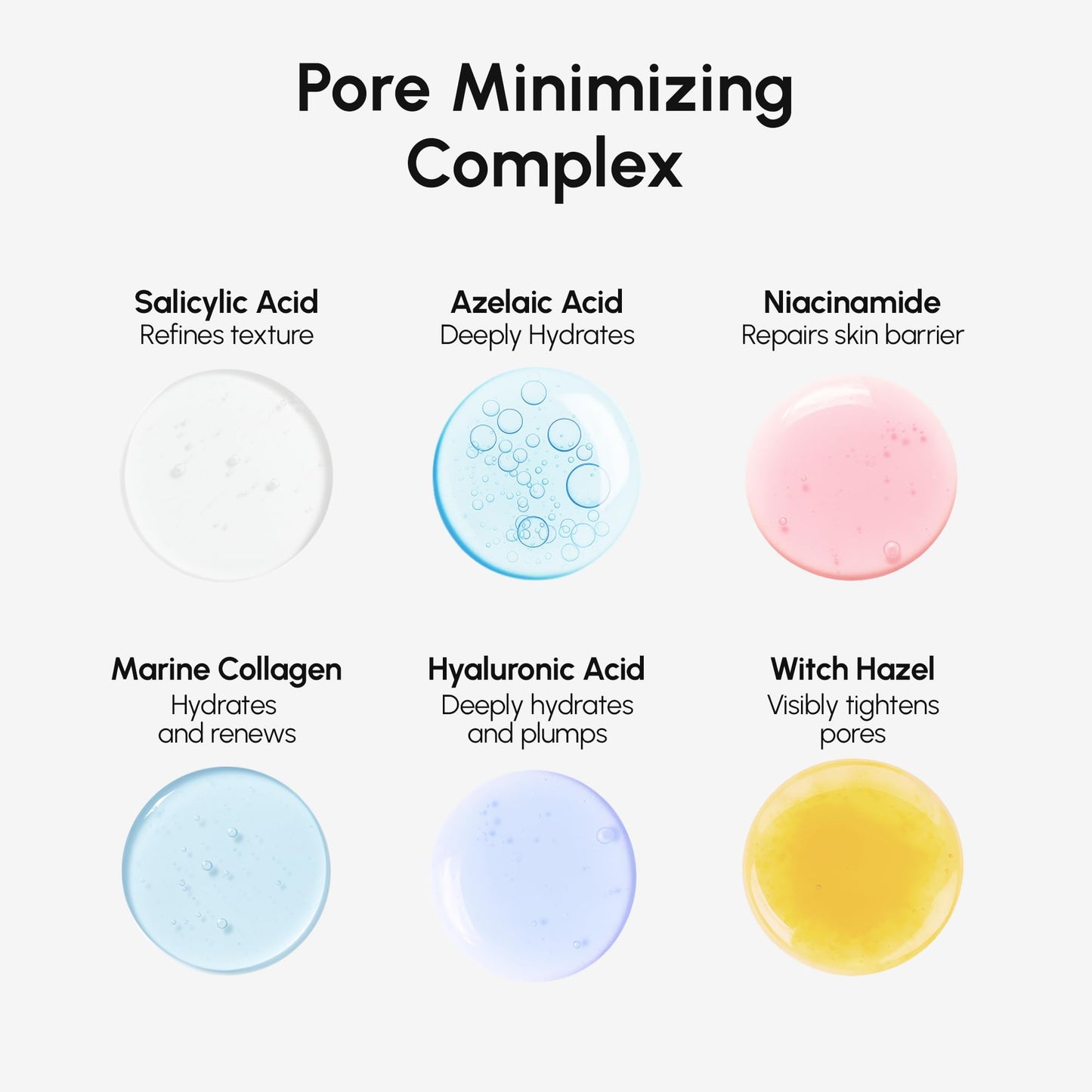 MAREE Pore Minimizer for Face Toner – Witch Hazel Toner with Niacinamide & Marine Collagen – Gentle Exfoliating Oil Control Facial Toner for Women – BHA Liquid Exfoliant – Alcohol Free Tonico Facial