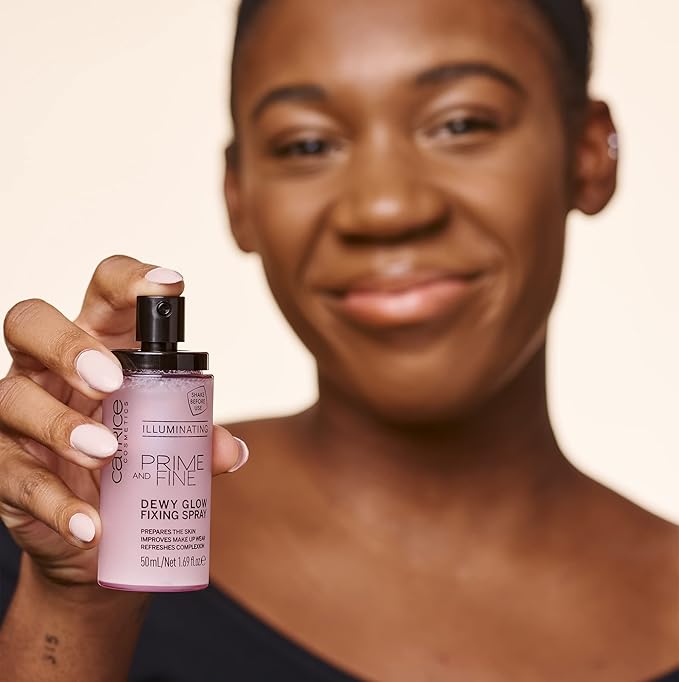 Catrice | Prime & Fine Illuminating Dewy Glow Spray & Perfector Poreless Primer Bundle | Full Coverage Makeup | Vegan & Cruelty Free
