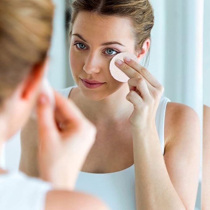 100 Pcs Loofah Face Pads Exfoliating Loofah Sponges Makeup Remover Reusable Soft Facial Skin Care Scrub Wash Pads