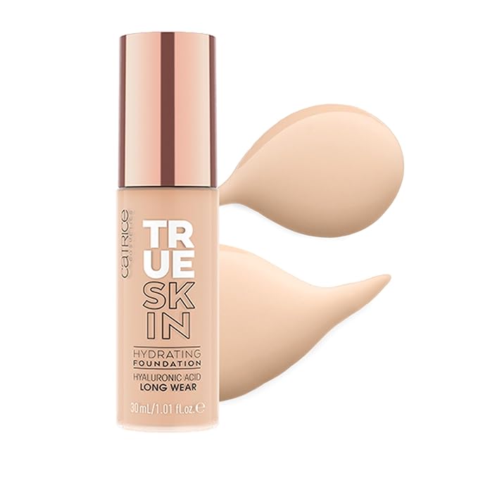 Catrice | True Skin Foundation 04 & The Perfector Poreless Blur Primer Bundle | Full Coverage Makeup | Vegan & Cruelty Free