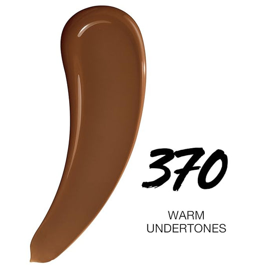 Maybelline Super Stay Lumi-Matte Foundation, Lightweight and Buildable Full Coverage Foundation Makeup For Up To 30HR Wear, 370, 1 Count