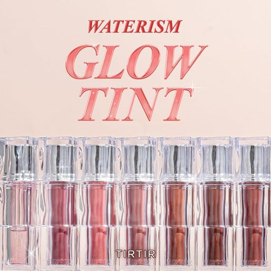 TIRTIR Waterism Tinted Lip Gloss #07 Cassis Plum, 0.14 Fl Oz β Kiss Ready Lipgloss, 12H Long Lasting Non Sticky Natural Tinted Glow Korean Multiuse Cheek and Lip Tint for Women gift