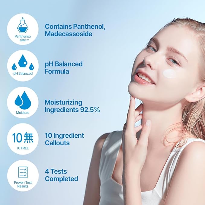 ETUDE SoonJung Hydro Barrier Cream (Tube Type) 2.54 fl. Oz (75ml) 23AD |Moisturizing and Soothing Cream | Non-Comedogenic, Hypoallergenic & Fragrance Free Moisturizer for Face
