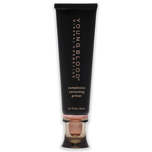 Youngblood Clean Luxury Cosmetics CC Perfecting Primer, Bare | Tinted CC Primer Primer Natural Mineral Moisturizing Color Corrector| Cruelty-Free, Paraben-Free, Vegan