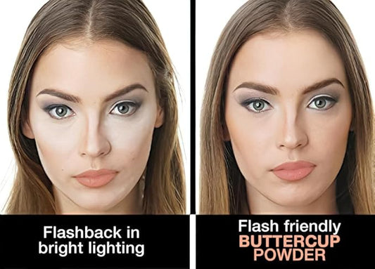 Sacha BUTTERCUP RosΓ© Mini Setting Powder. No Ashy Flashback. Blurs Fine Lines and Pores. Loose, Translucent Face Powder to Set Makeup Foundation or Concealer. For All Skin Tones, 0.35 oz.