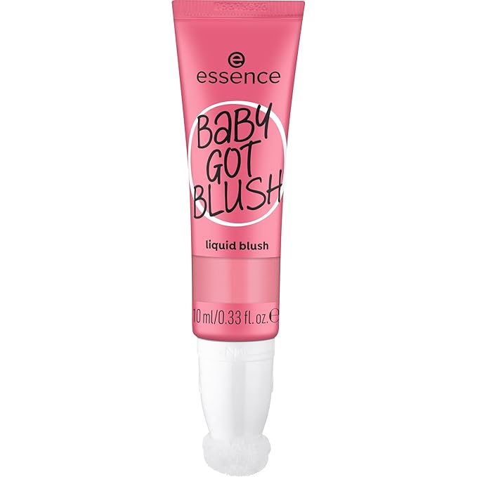 essence | Baby Got Blush Liquid Blush | Lightweight, Buildable, Radiant with Sponge Applicator | Vegan & Cruelty Free (10 | Pinkalicious)
