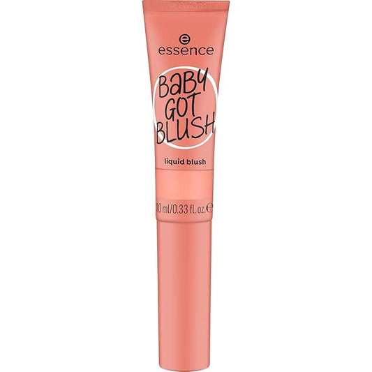 essence | Baby Got Blush Liquid Blush | Lightweight, Buildable, Radiant with Sponge Applicator | Vegan & Cruelty Free (40 | Coral Crush)