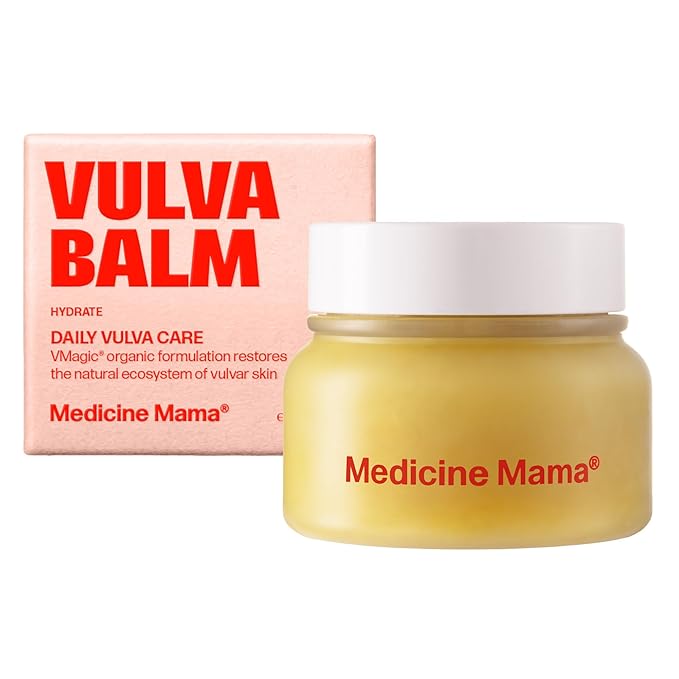 VMAGIC by Medicine Mama Organic Vulva Balm β Intimate Skin Care, Menopause Support β Relieves Feminine Dryness, Itching & Irritation β Hormone Free, Vaginal Moisturizer for Women β 2 oz