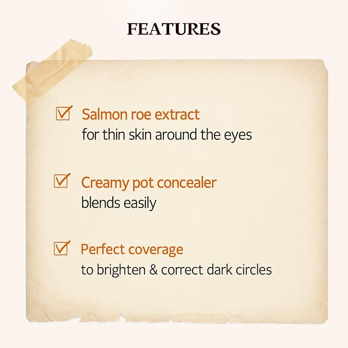 Salmon darkcircle concealer cream #1 (0.35oz/10g)