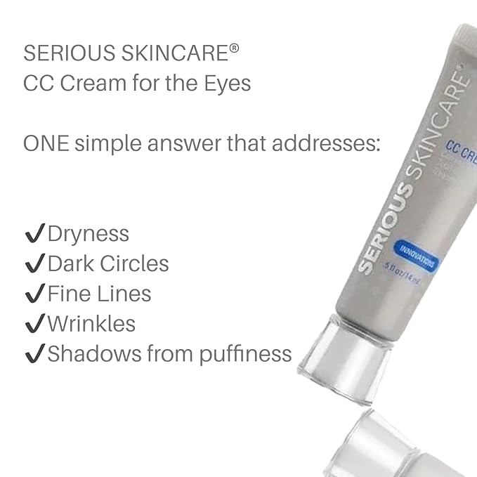 Serious Skincare CC Cream Eye Correct & Conceal Beauty Treatment, 0.5 Ounce