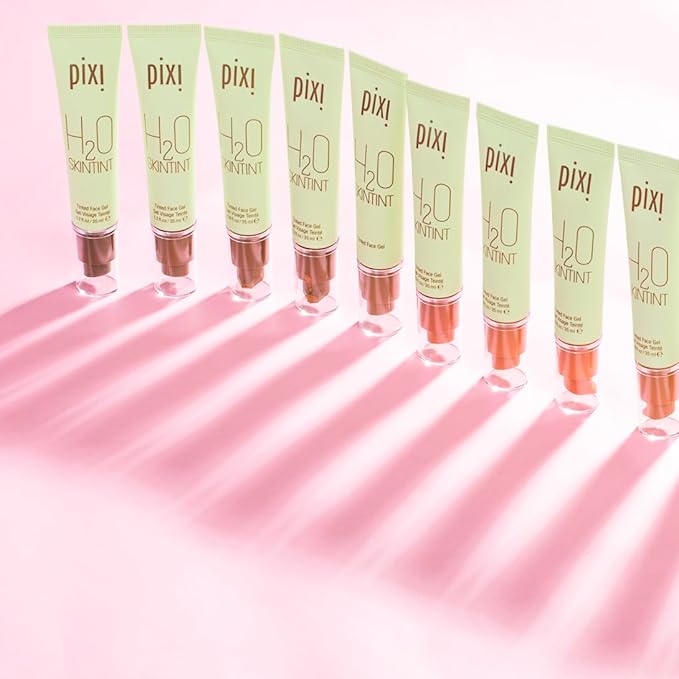Pixi Beauty H2O SkinTint Tinted Face Gel, 1.2 fl oz / 35 ml, Tan