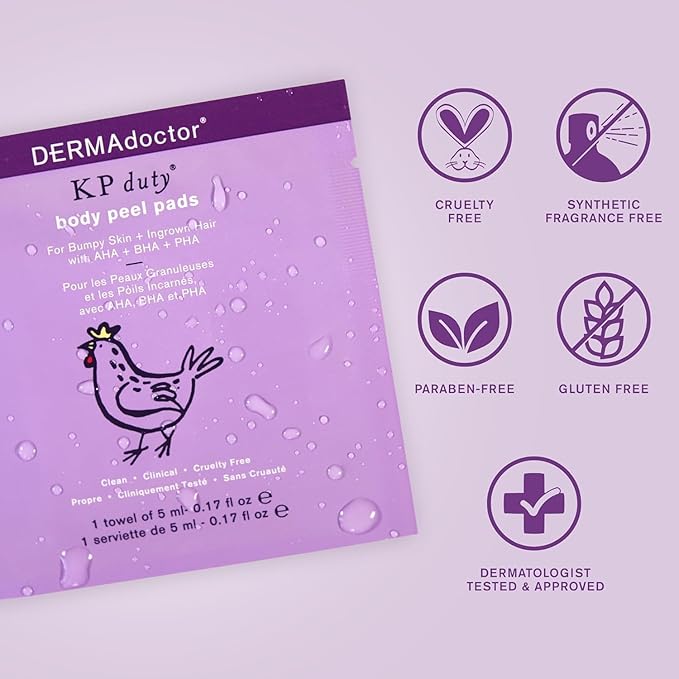 KP Bump Eraser Body Scrub with 10% AHA, Keratosis Pilaris Exfoliater with Glycolic and Lactic acids | Dermatologist Formulated β 10 Pack