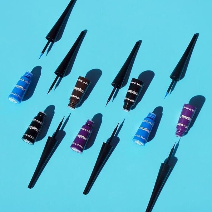 wet n wild MegaLiner Liquid Eyeliner - Black (Pack of 2)