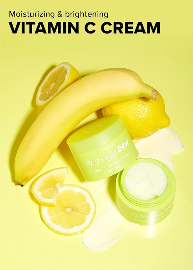 I DEW CARE Vitamin C Face Moisturizer - Say You Dew | Korean Skin Care Routine Panthenol, Niacinamide, Non-irritating, Hydrate and Illuminate Glass Smoother Skin, 1.69 FL Oz