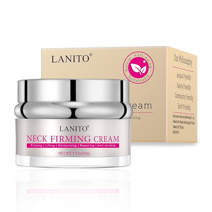 Newly Upgraded Neck Firming Cream with Wrinkle-Smoothing, Anti Aging Skin Tightening Cream for Womanβs Neck Wrinkles Treatment